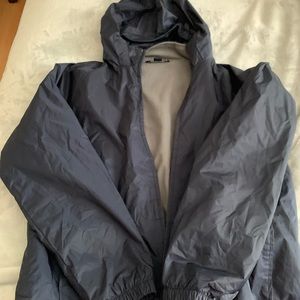 Lands End lined Rain Coat -Large